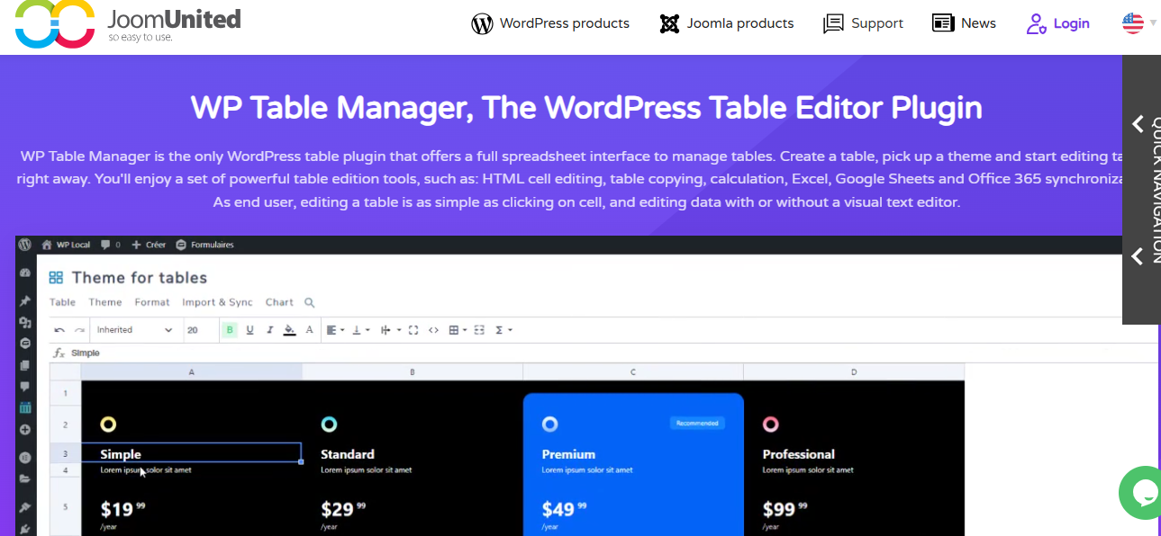 WordPress表格插件–WP Table Manager v4.1.3 破解版下载
